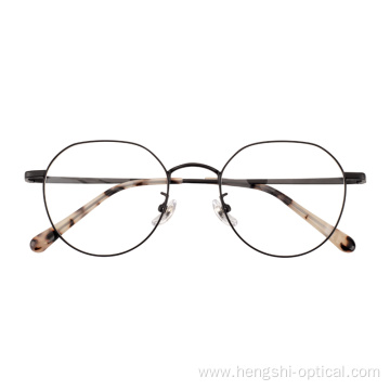 Hot Sales Stainless Steel Men Optical Eyeglass Frames Fashion Customized Metal Eyeglasses